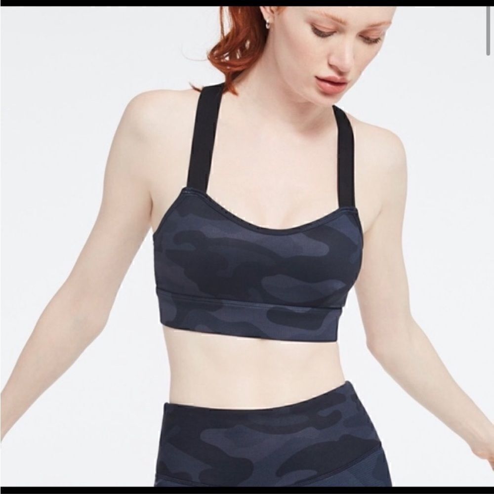 Lilybod black camo sports bra